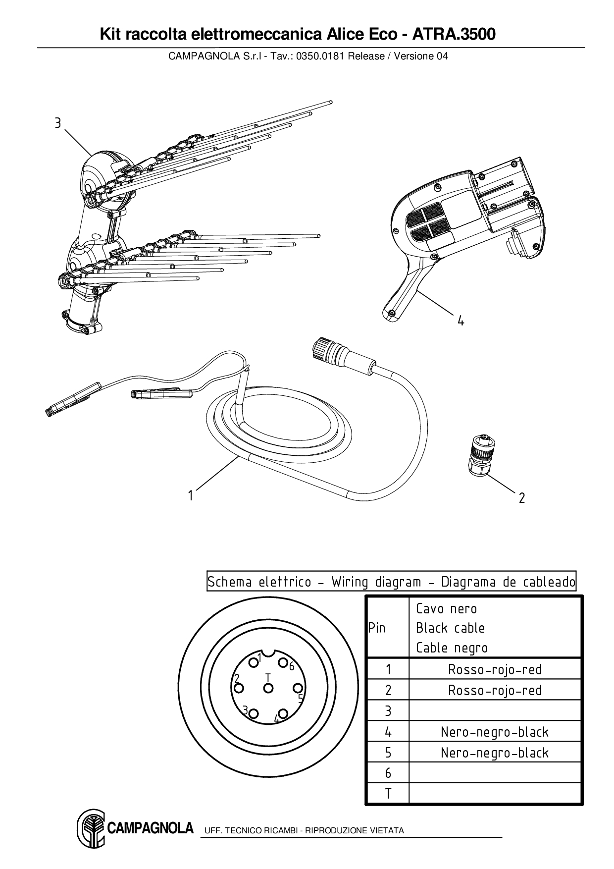ATRA.3500_Kit raccolta elettromeccanica Alice Eco